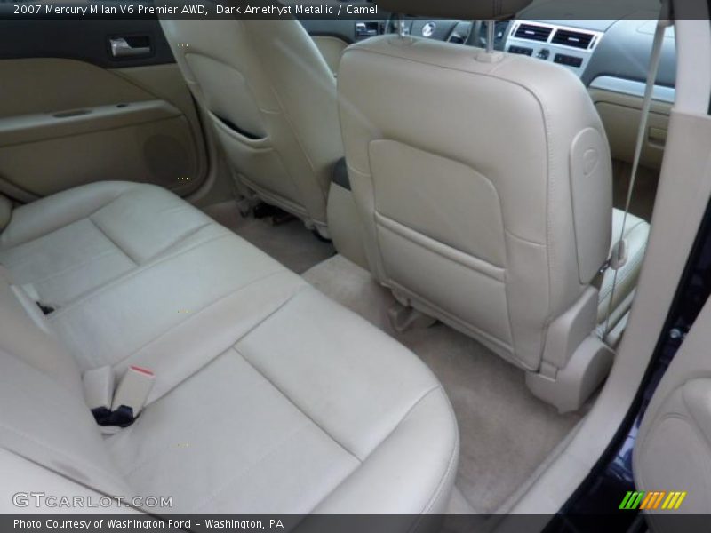 Dark Amethyst Metallic / Camel 2007 Mercury Milan V6 Premier AWD