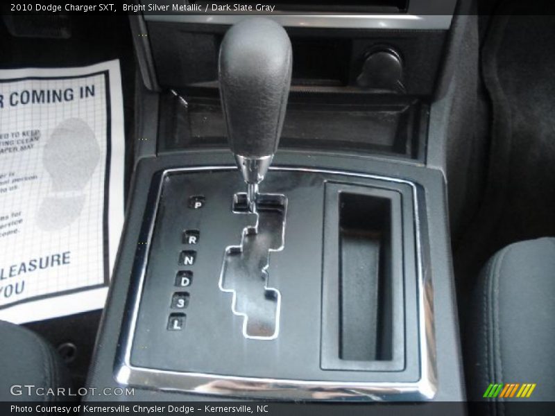 Bright Silver Metallic / Dark Slate Gray 2010 Dodge Charger SXT