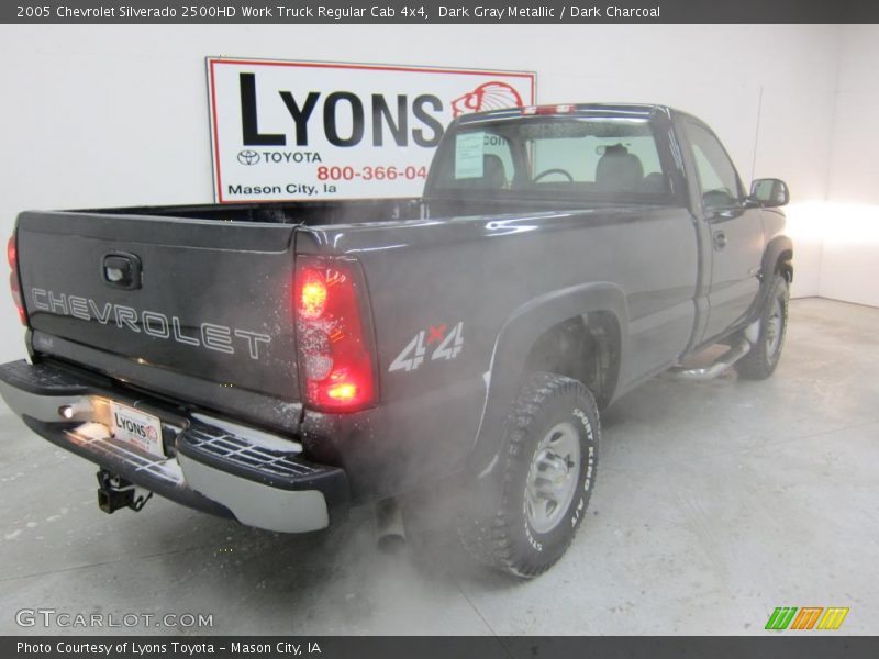 Dark Gray Metallic / Dark Charcoal 2005 Chevrolet Silverado 2500HD Work Truck Regular Cab 4x4