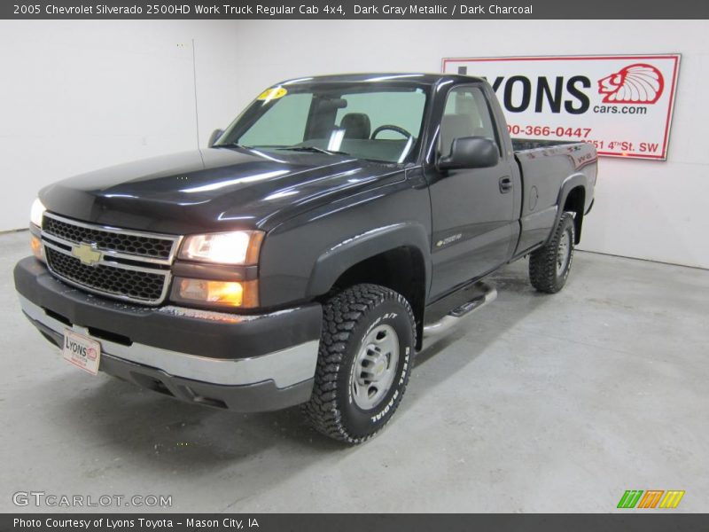 Dark Gray Metallic / Dark Charcoal 2005 Chevrolet Silverado 2500HD Work Truck Regular Cab 4x4