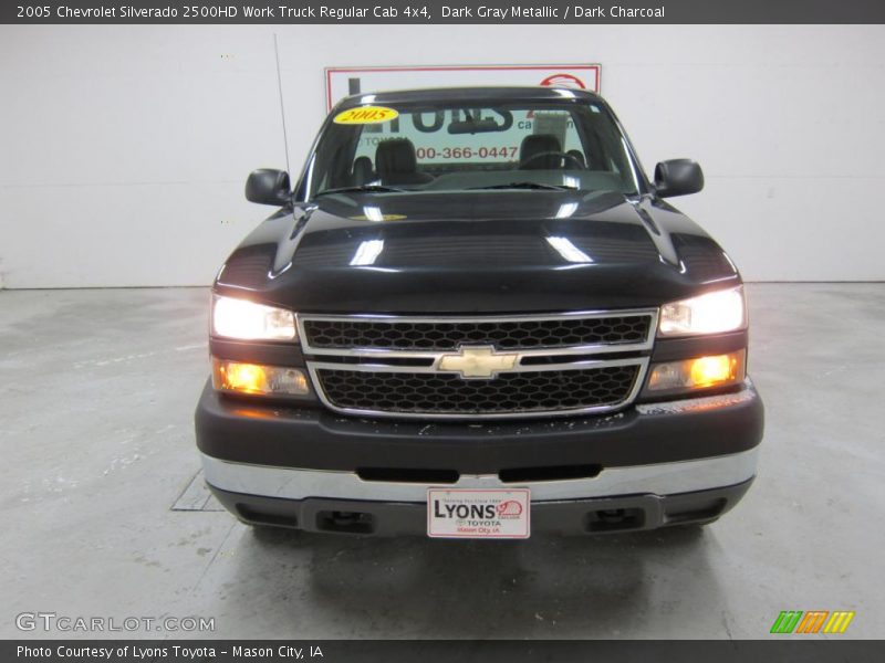 Dark Gray Metallic / Dark Charcoal 2005 Chevrolet Silverado 2500HD Work Truck Regular Cab 4x4