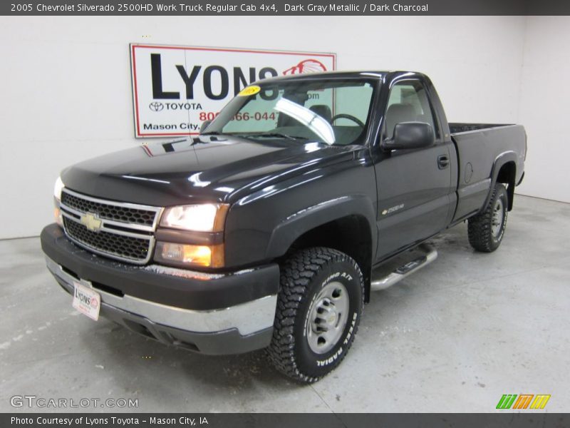Dark Gray Metallic / Dark Charcoal 2005 Chevrolet Silverado 2500HD Work Truck Regular Cab 4x4