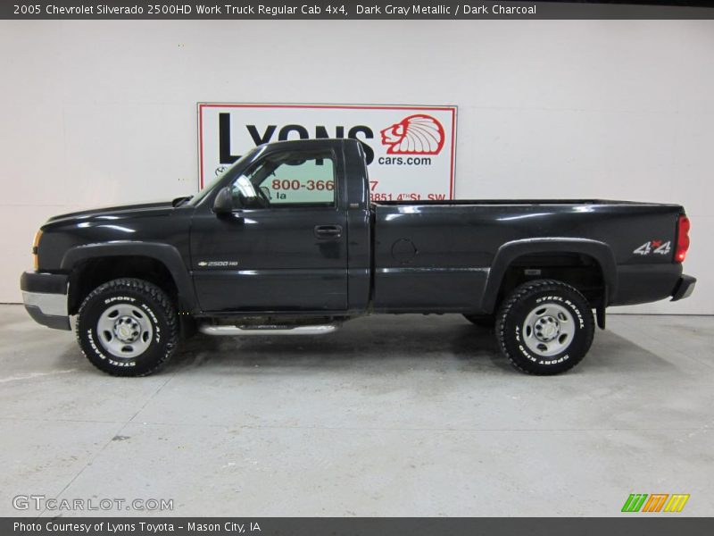 Dark Gray Metallic / Dark Charcoal 2005 Chevrolet Silverado 2500HD Work Truck Regular Cab 4x4