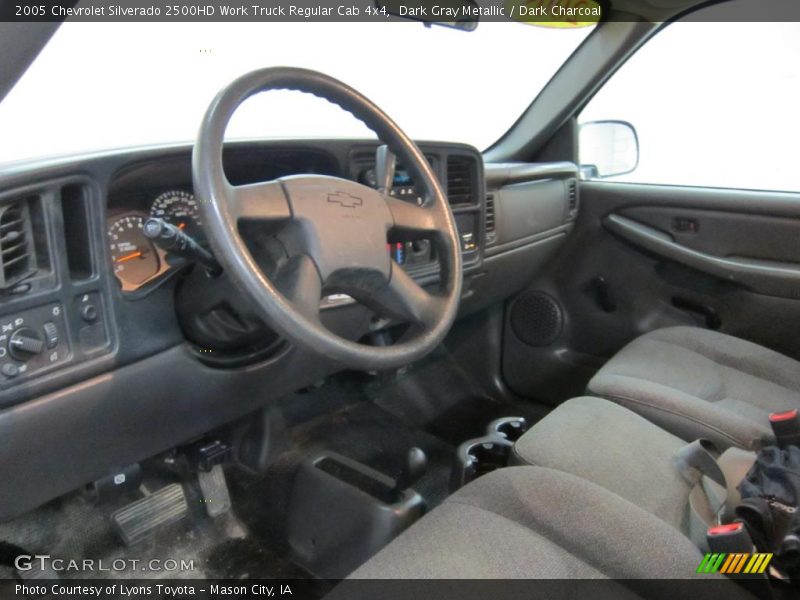 Dark Gray Metallic / Dark Charcoal 2005 Chevrolet Silverado 2500HD Work Truck Regular Cab 4x4
