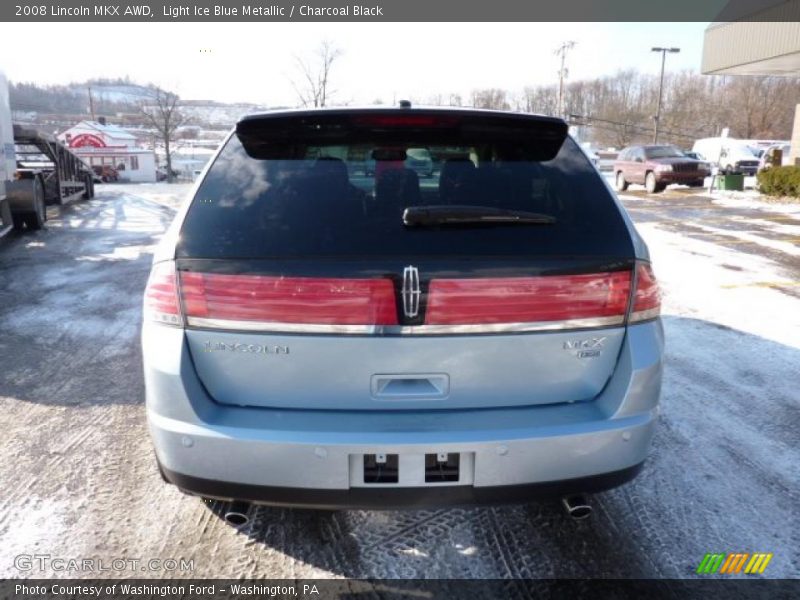 Light Ice Blue Metallic / Charcoal Black 2008 Lincoln MKX AWD