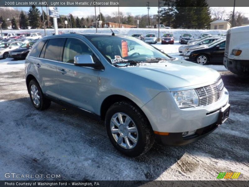 Light Ice Blue Metallic / Charcoal Black 2008 Lincoln MKX AWD