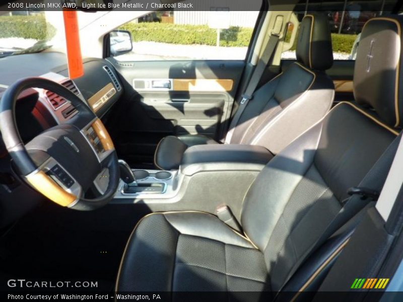 Light Ice Blue Metallic / Charcoal Black 2008 Lincoln MKX AWD