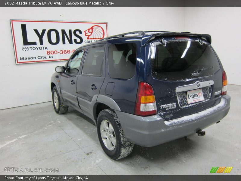 Calypso Blue Metallic / Gray 2002 Mazda Tribute LX V6 4WD