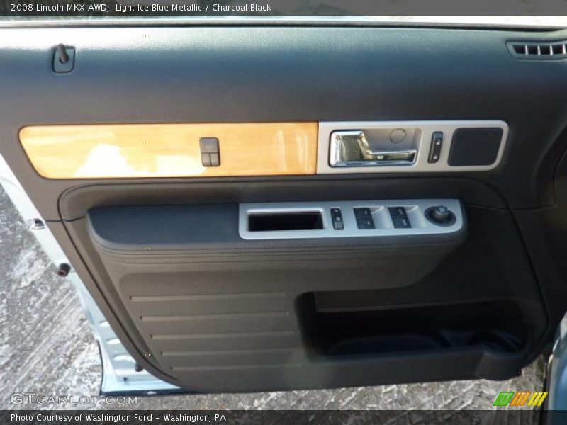 Light Ice Blue Metallic / Charcoal Black 2008 Lincoln MKX AWD