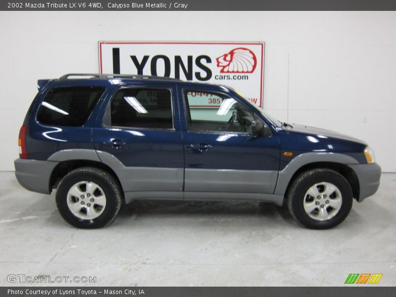 Calypso Blue Metallic / Gray 2002 Mazda Tribute LX V6 4WD