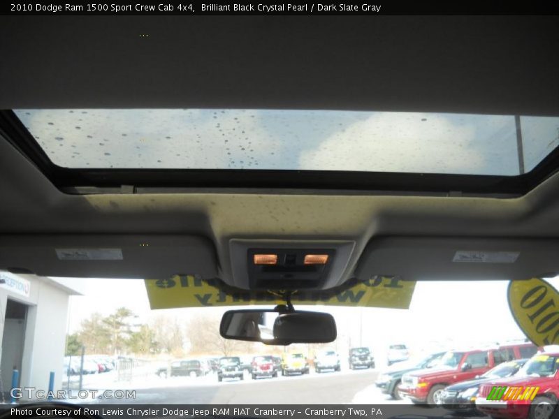Brilliant Black Crystal Pearl / Dark Slate Gray 2010 Dodge Ram 1500 Sport Crew Cab 4x4