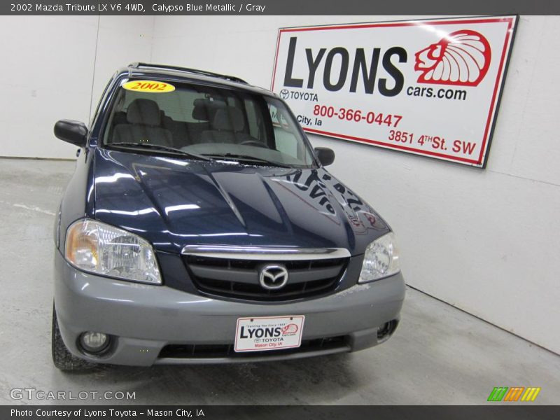 Calypso Blue Metallic / Gray 2002 Mazda Tribute LX V6 4WD