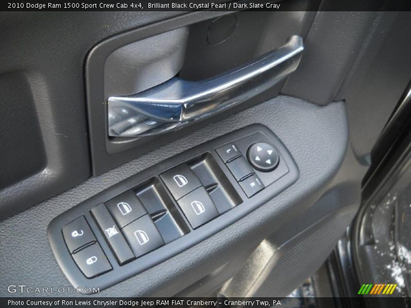 Brilliant Black Crystal Pearl / Dark Slate Gray 2010 Dodge Ram 1500 Sport Crew Cab 4x4