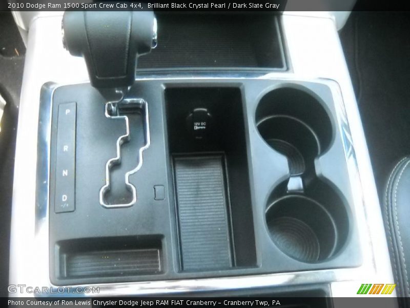Brilliant Black Crystal Pearl / Dark Slate Gray 2010 Dodge Ram 1500 Sport Crew Cab 4x4