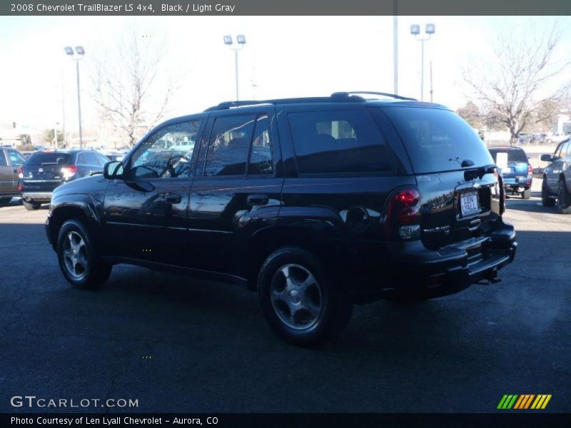 Black / Light Gray 2008 Chevrolet TrailBlazer LS 4x4