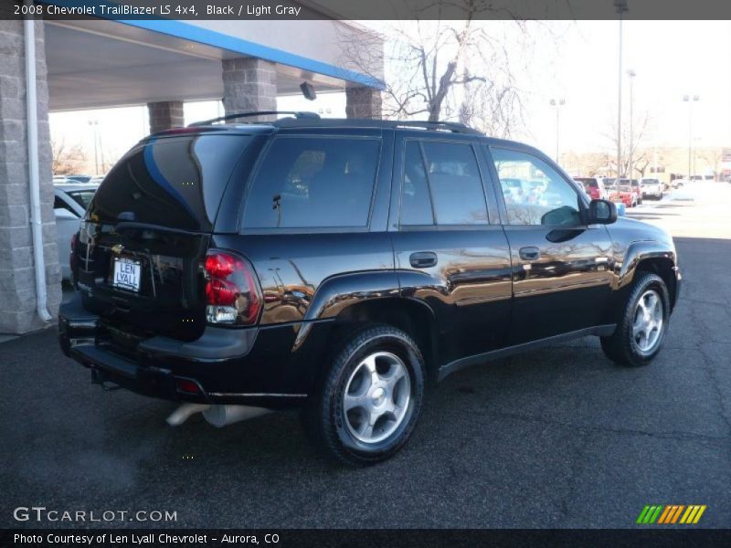 Black / Light Gray 2008 Chevrolet TrailBlazer LS 4x4