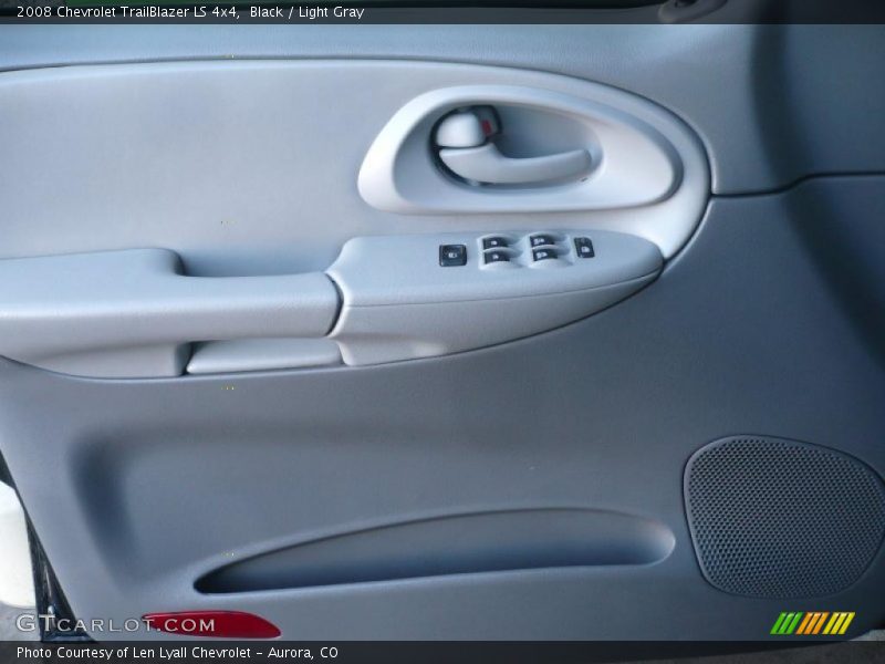 Black / Light Gray 2008 Chevrolet TrailBlazer LS 4x4