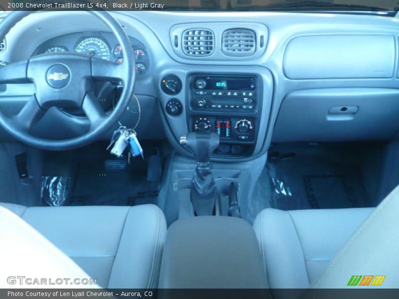 Black / Light Gray 2008 Chevrolet TrailBlazer LS 4x4