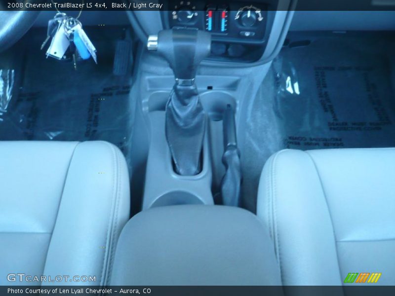 Black / Light Gray 2008 Chevrolet TrailBlazer LS 4x4