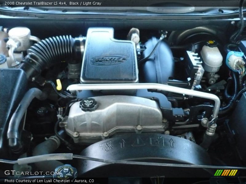 Black / Light Gray 2008 Chevrolet TrailBlazer LS 4x4