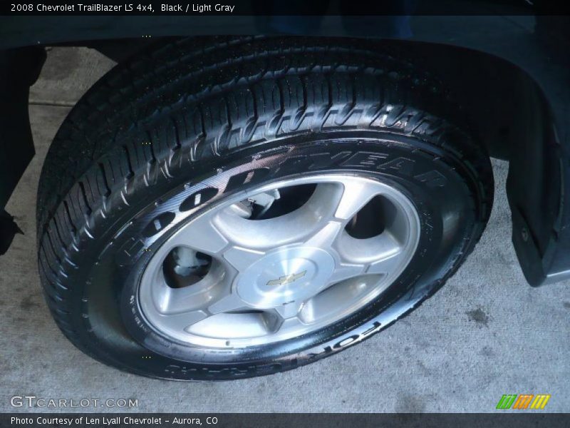 Black / Light Gray 2008 Chevrolet TrailBlazer LS 4x4