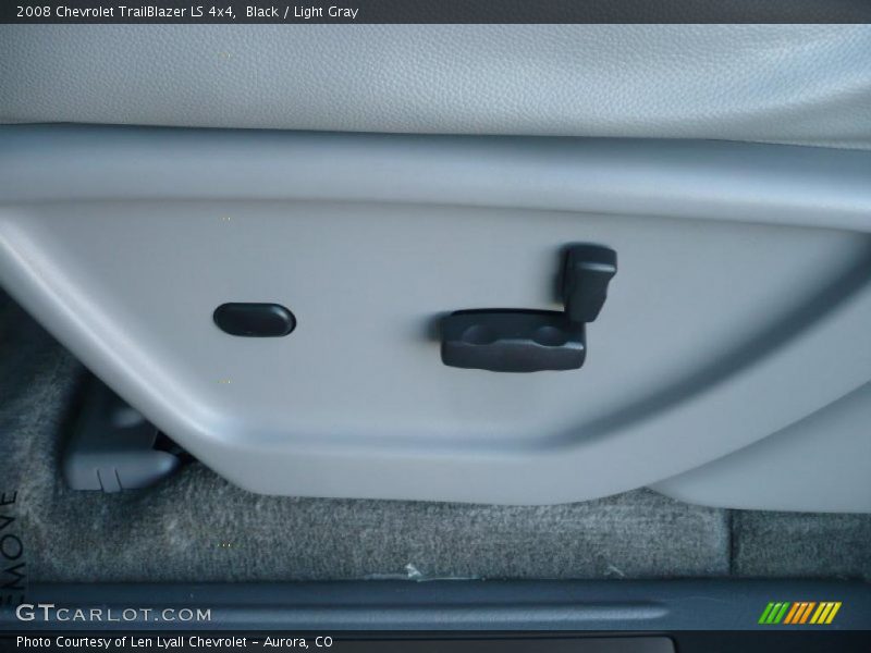 Black / Light Gray 2008 Chevrolet TrailBlazer LS 4x4