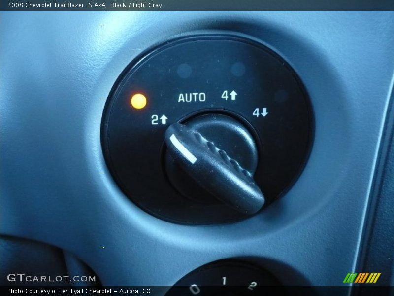 Black / Light Gray 2008 Chevrolet TrailBlazer LS 4x4