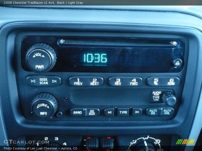 Black / Light Gray 2008 Chevrolet TrailBlazer LS 4x4