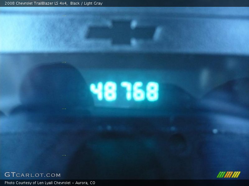Black / Light Gray 2008 Chevrolet TrailBlazer LS 4x4