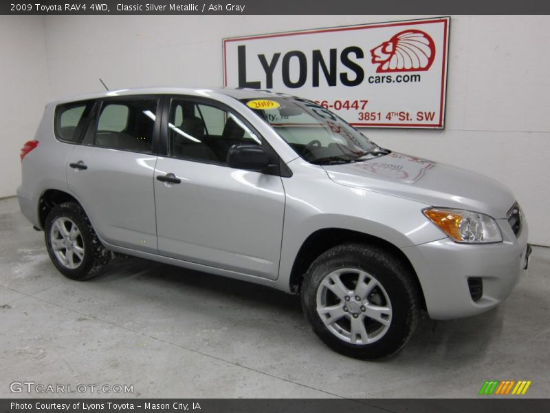 Classic Silver Metallic / Ash Gray 2009 Toyota RAV4 4WD