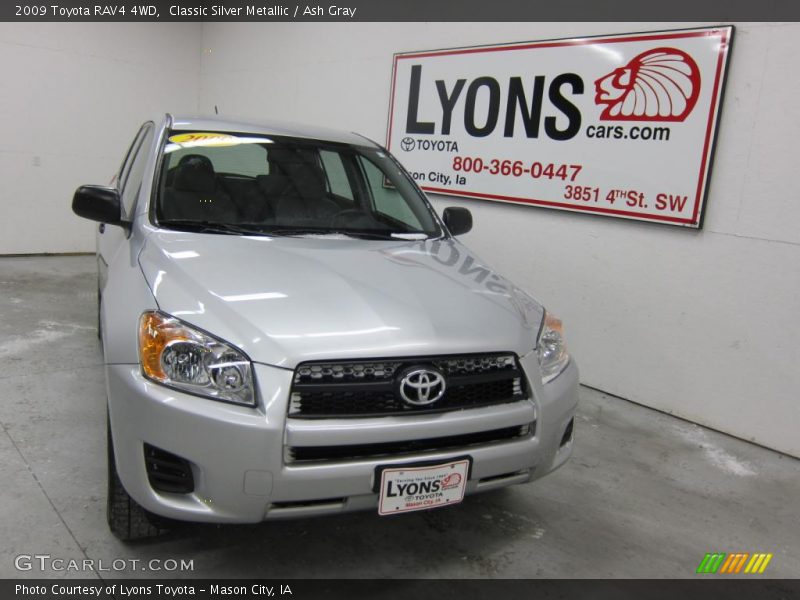 Classic Silver Metallic / Ash Gray 2009 Toyota RAV4 4WD
