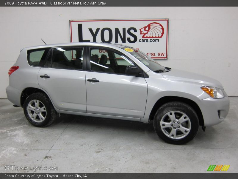 Classic Silver Metallic / Ash Gray 2009 Toyota RAV4 4WD