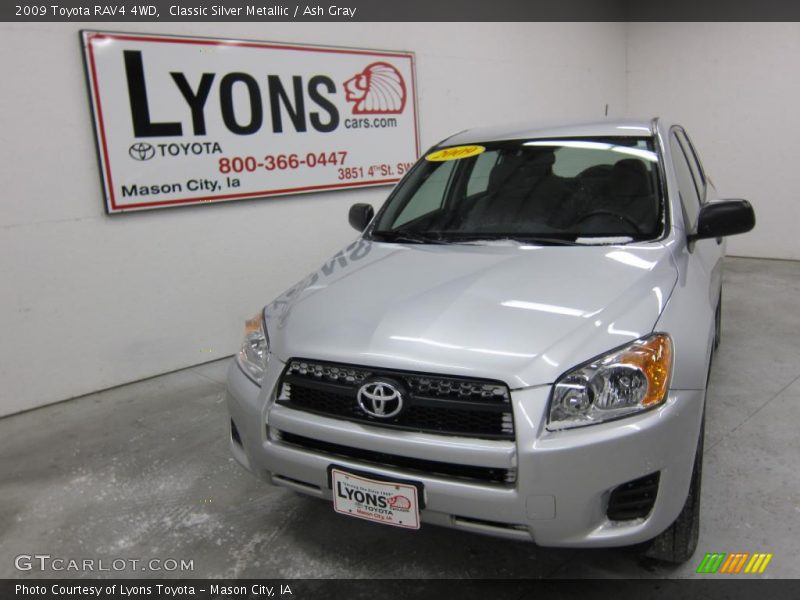 Classic Silver Metallic / Ash Gray 2009 Toyota RAV4 4WD