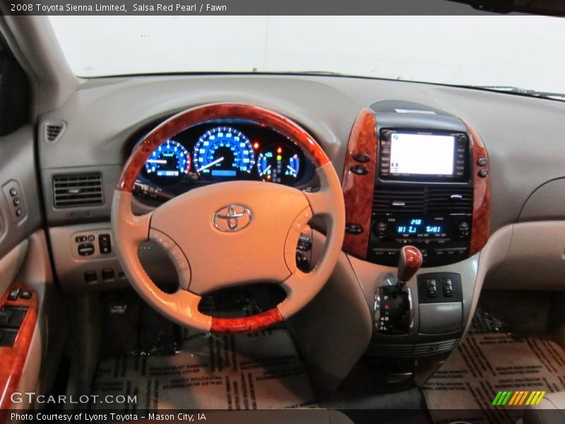 Salsa Red Pearl / Fawn 2008 Toyota Sienna Limited