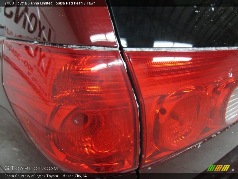 Salsa Red Pearl / Fawn 2008 Toyota Sienna Limited