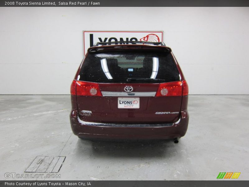 Salsa Red Pearl / Fawn 2008 Toyota Sienna Limited