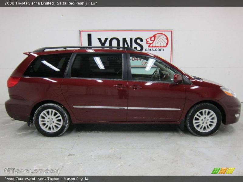 Salsa Red Pearl / Fawn 2008 Toyota Sienna Limited