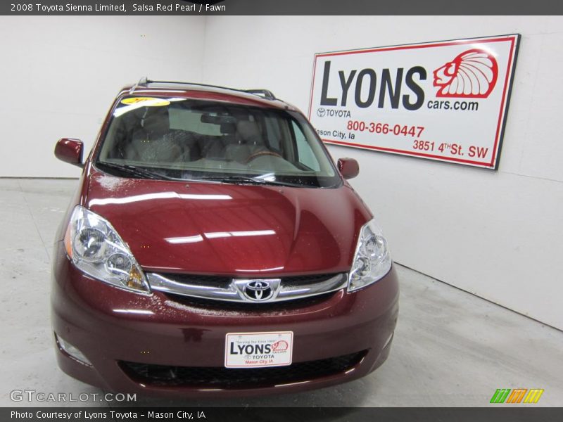 Salsa Red Pearl / Fawn 2008 Toyota Sienna Limited