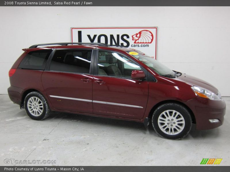 Salsa Red Pearl / Fawn 2008 Toyota Sienna Limited