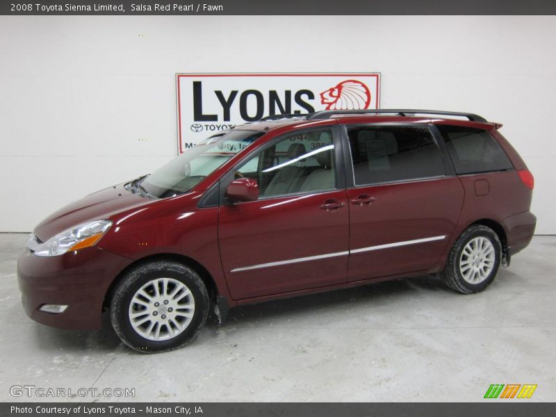 Salsa Red Pearl / Fawn 2008 Toyota Sienna Limited
