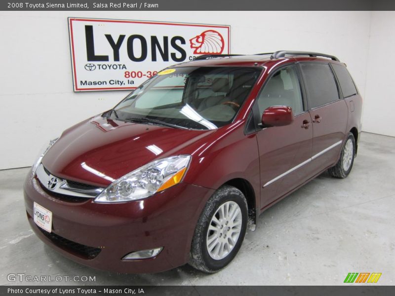 Salsa Red Pearl / Fawn 2008 Toyota Sienna Limited