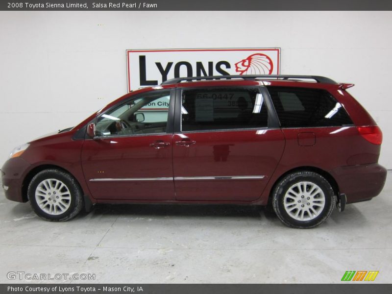 Salsa Red Pearl / Fawn 2008 Toyota Sienna Limited