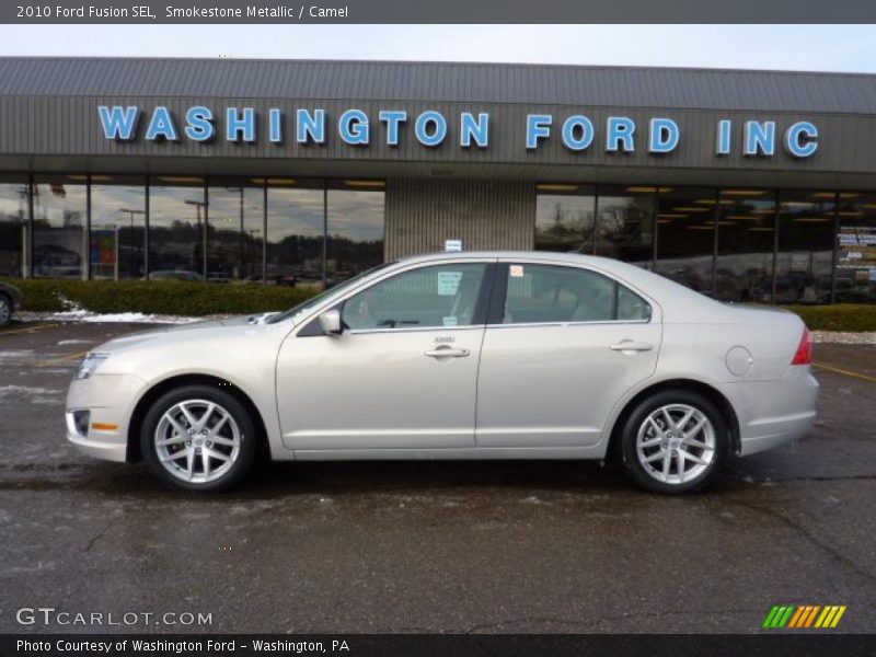 Smokestone Metallic / Camel 2010 Ford Fusion SEL