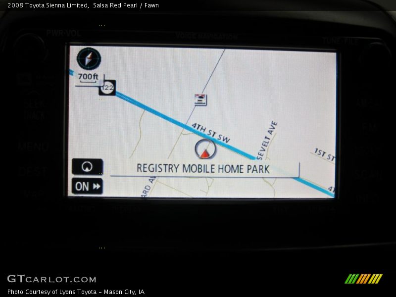 Salsa Red Pearl / Fawn 2008 Toyota Sienna Limited