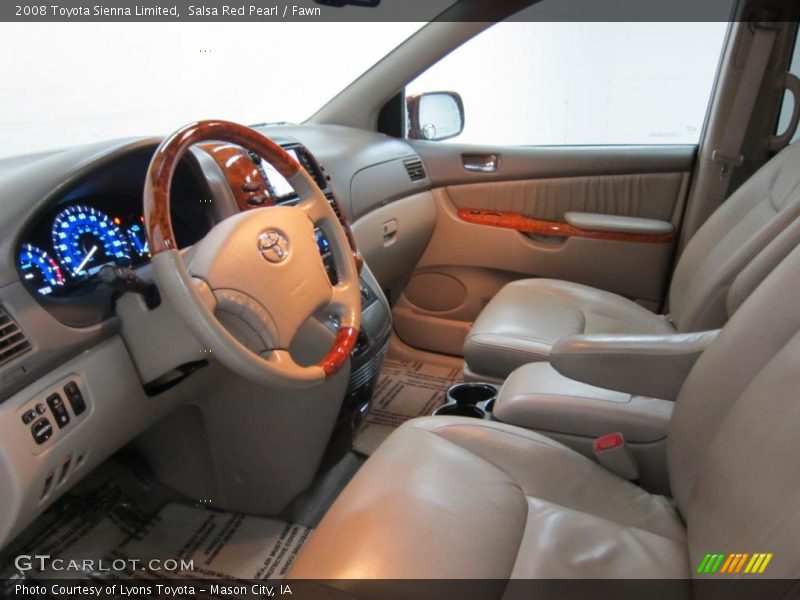 Salsa Red Pearl / Fawn 2008 Toyota Sienna Limited