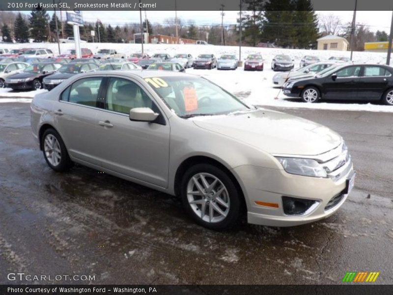 Smokestone Metallic / Camel 2010 Ford Fusion SEL