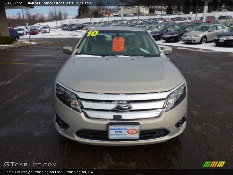 Smokestone Metallic / Camel 2010 Ford Fusion SEL