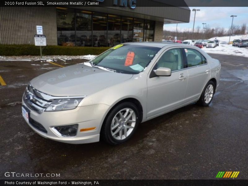 Smokestone Metallic / Camel 2010 Ford Fusion SEL