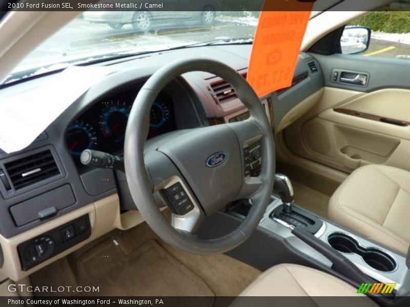 Smokestone Metallic / Camel 2010 Ford Fusion SEL