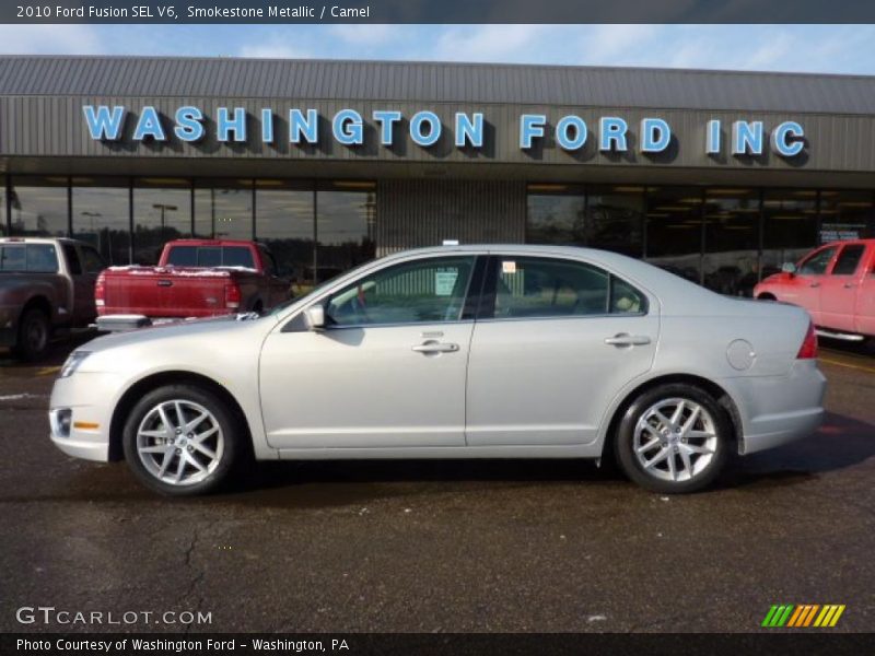 Smokestone Metallic / Camel 2010 Ford Fusion SEL V6